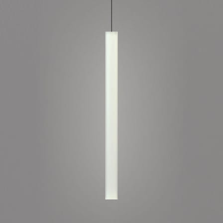 Suspension Flux LED plastique blanc / H 64 cm - Slide