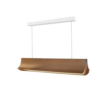 Suspension Respiro LED or métal / L 90 cm - DCW éditions