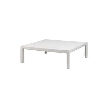 Table basse Maximo blanc / 80 x 80 x H 25,5 cm - NARDI