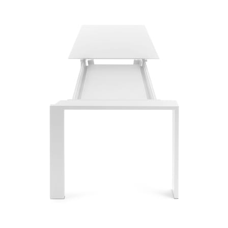 Table à rallonge Four OUTDOOR métal blanc / L 160 à 260 cm - Kartell