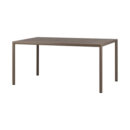 Tavolo rettangolare Piave corian marrone / 160 x 90 cm - Laminato testurizzato - NARDI
