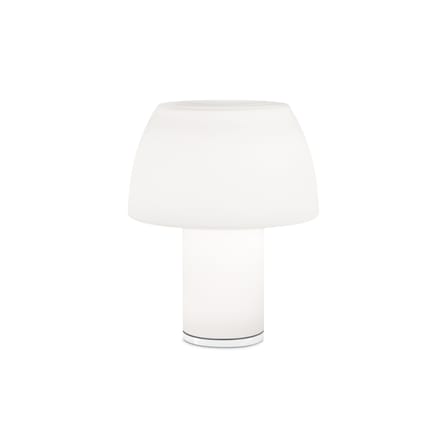 Lorosae LED Wireless rechargeable outdoor lamp glass white - Nemo