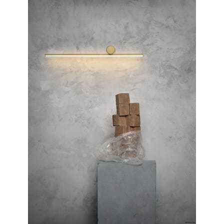 Applique Coordinates W1 or métal LED / L 80 cm - Flos