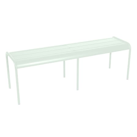Banc Luxembourg métal vert 3/4 places / L 145 cm - Aluminium - Fermob