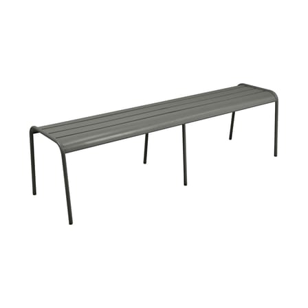 Banc Monceau XL métal vert gris / L 160 cm - 3 à 4 places - Fermob