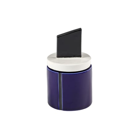 Bougie parfumée Candela 01 Small céramique bleu / Ø 8,5 x H 14 cm - Serax