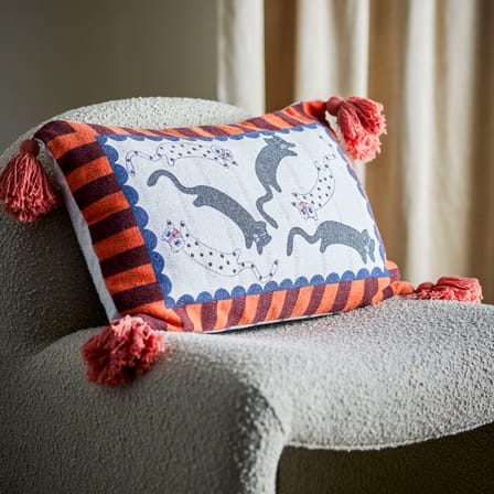 Coussin Missy multicolore / 60 x 35 cm - Bloomingville