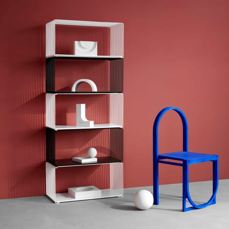 Etagère Panton Wire Extended Rectangle / 70 x H 34,8 x P 34,8 cm - Verner Panton, 1971 - MONTANA