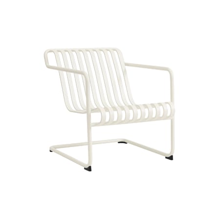 Fauteuil bas Palissade Cantilever Lounge métal blanc - Hay