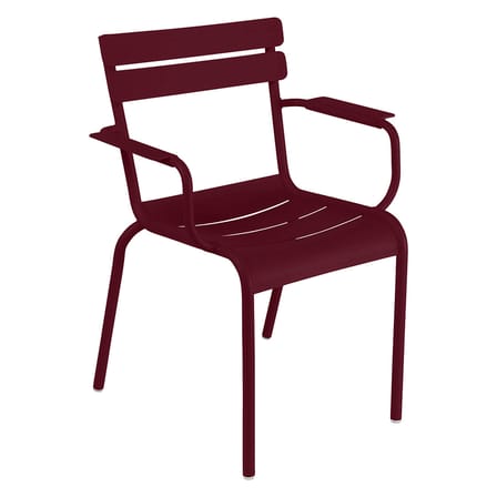 Fauteuil empilable Luxembourg Bridge métal violet - Fermob