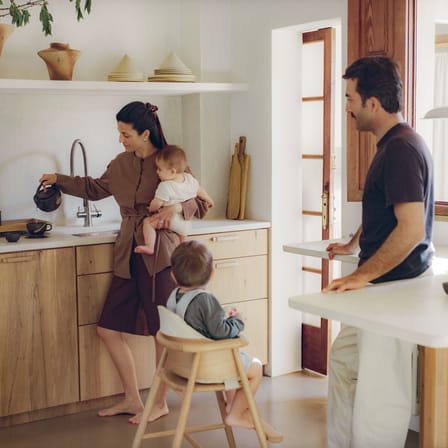 Hochstuhl Muru holz natur - Ferm Living