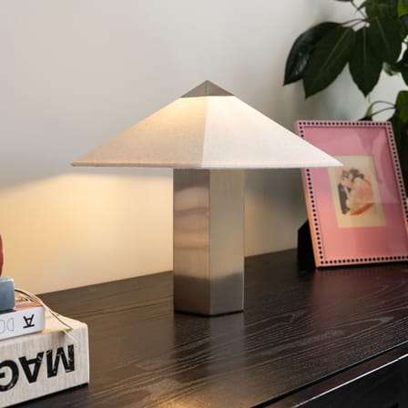 Lampada da tavolo Phira metallo argento - & klevering