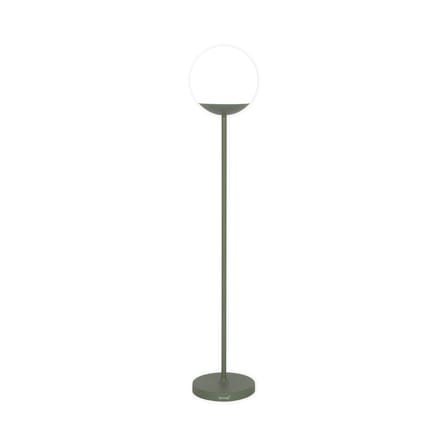 Lampadaire d'extérieur sans fil Mooon! LED / Sphère plastique - H 134 cm - Bluetooth - Fermob