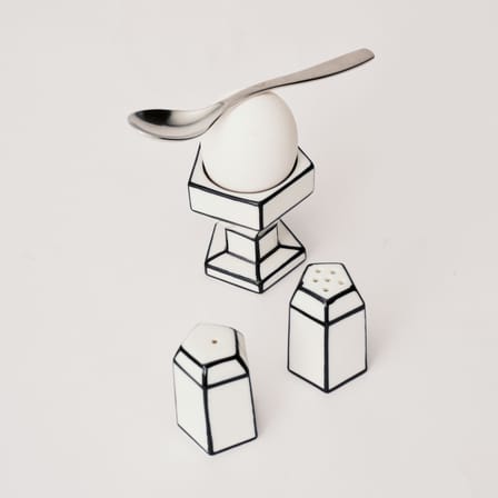 Portauovo Carte Blanche ceramica bianco / Set di 2 - Serax