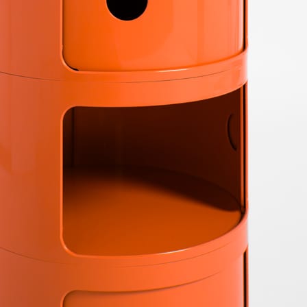 Rangement Componibili orange pop / 3 portes - Exclusivité en édition limitée - Kartell