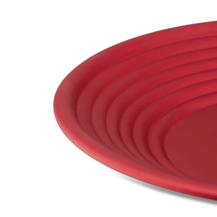 Set Ondine metall orange / Behälter + Tablett/Deckel - Pierre Charpin, 2023 - Alessi