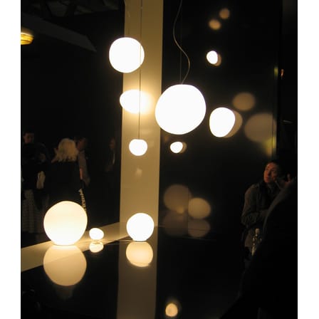 Suspension Gregg Piccola verre blanc / L 13 cm - Ludovica+Roberto Palomba, 2008 - Foscarini