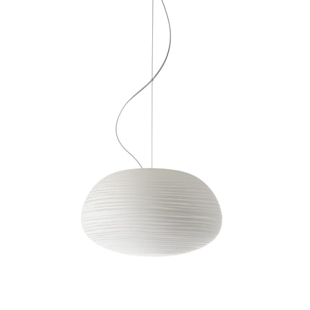 Suspension Rituals 2 verre blanc / Ø 34 x H 19 cm - Foscarini