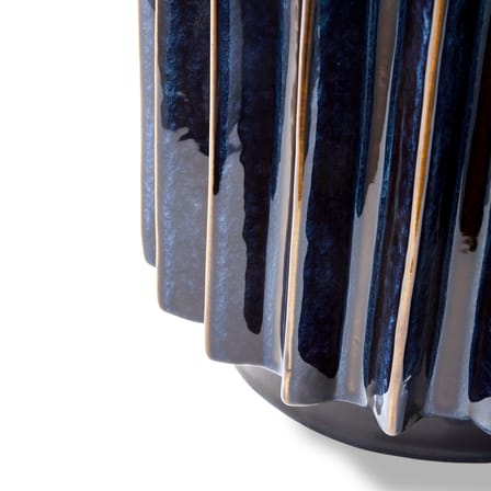 Table d'appoint Okra céramique bleu / Ø 34 x H 46 cm - POLSPOTTEN
