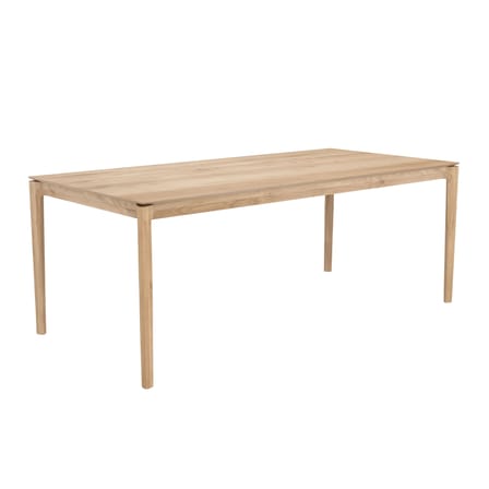 Table rectangulaire Bok bois naturel / 220 x 95 cm - 8 personnes - Ethnicraft