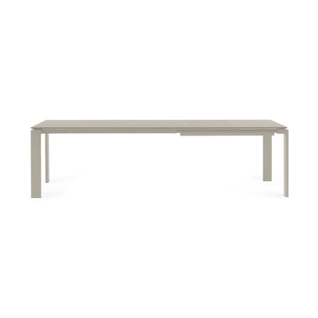 Table à rallonge Four beige / L 160 à 260 cm - Stratifié soft-touch - Kartell