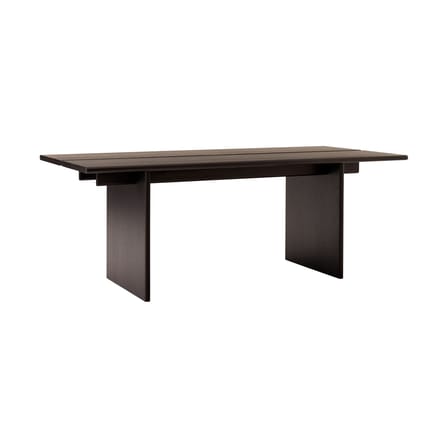 Table rectangulaire Ita OS1 bois marron / 200 x 95 cm - &tradition