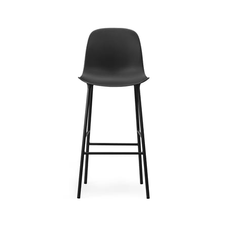 Tabouret de bar Form plastique noir / H 75 cm - Normann Copenhagen