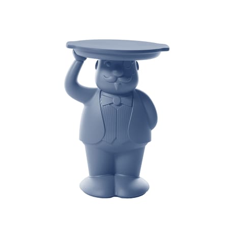 Tavolino d'appoggio Ambrogio materiale plastico blu / 42,5 x 38,5 x H 60,5 cm - Polietilene - Slide