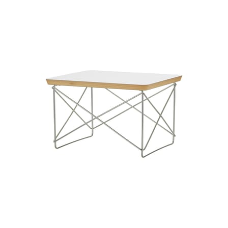 Tavolino d'appoggio Occasional Table LTR legno bianco / Eames (1950) - Vitra