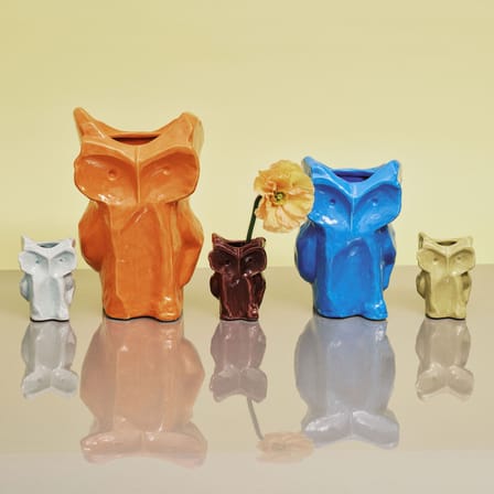 Vase After Midnight Owl  céramique bleu / XS - H 12 cm - Serax