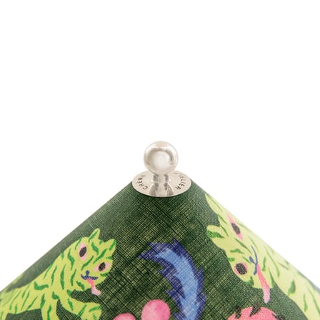 Loulou LED Wireless rechargeable lamp textile green - CRÈME ATELIER