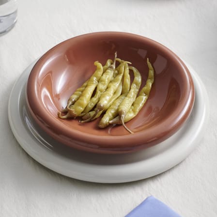 Set de 2 assiettes creuses Barro céramique / Ø 20 cm - Hay