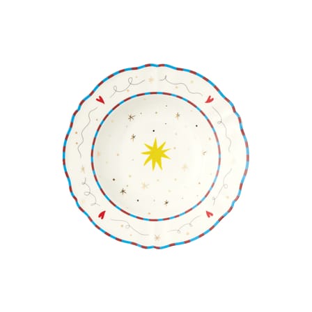 Assiette creuse Il frutto della passione - Star céramique jaune / Ø 23 cm - Bitossi Home