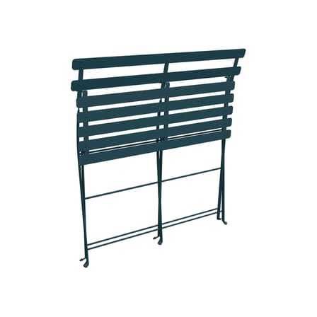 Banquette Bistro métal bleu / Pliante - 2 places / L 88 cm - Fermob