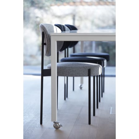 Chaise rembourrée Series 430 tissu vert / Velours - Verpan