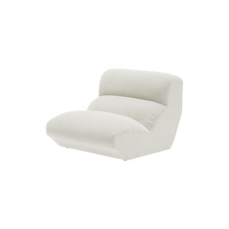 Chauffeuse Hi Lo AV54 tissu blanc - &tradition