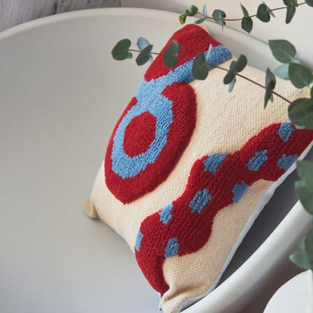 Coussin Sfera / 45 x 45 cm - Laine recyclée tissée main - COLORTHERAPIS