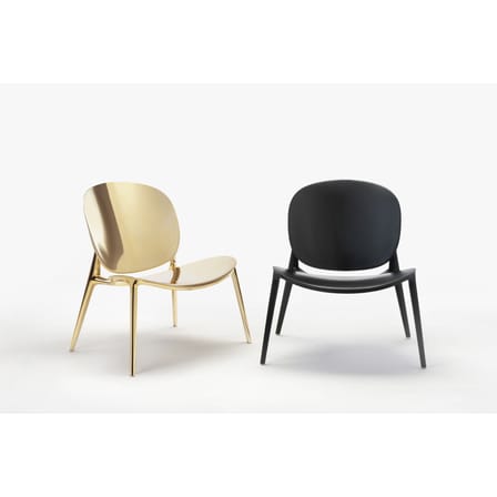 Fauteuil bas Be Bop plastique noir / Palomba, 2019 - Kartell