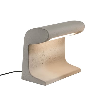 Lampe d'extérieur Béton Petite LED pierre gris / Le Corbusier 1952 / H 31 cm - Nemo