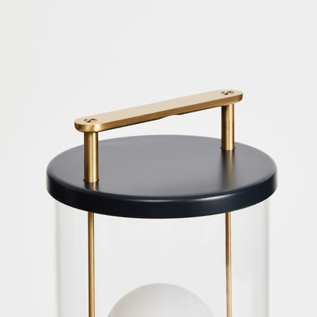 Lampe sans fil rechargeable The Muse 2.0 métal noir / IP44 - TALA