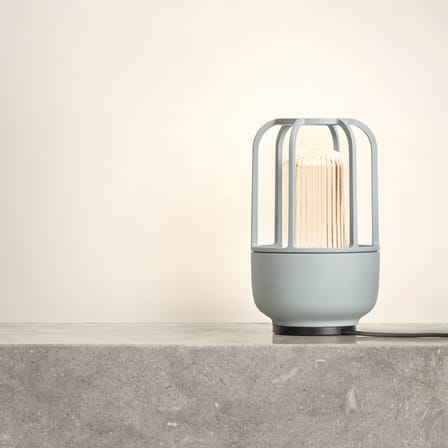 Lampe solaire d'extérieur Light N°1 métal rose / LED - Chargeur à induction inclus - Houe