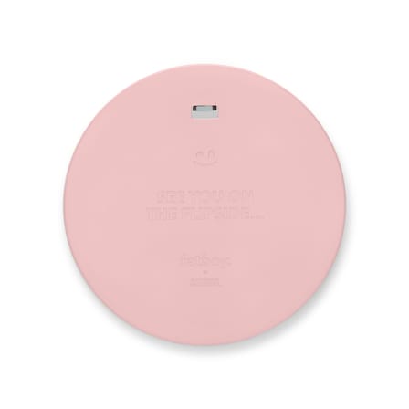 Miroir mural Mirage rose Halo / Verre coloré - Ø 60 cm - Fatboy