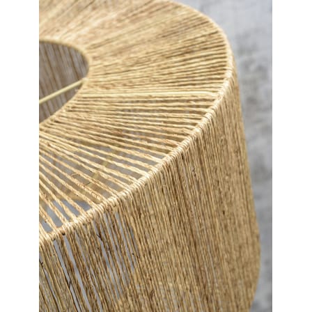 Plafonnier Iguazu Small fibre végétale beige / Jute - Ø 50 x H 22 cm - GOOD&MOJO