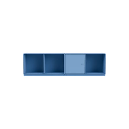 Rangement Line bois bleu / L 139.2 x P 30 cm H 38.4 cm - MONTANA
