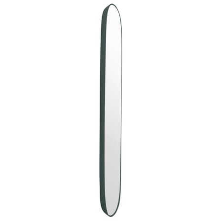 Specchio murale Framed Large metallo verde / 44 x 118 cm - Muuto
