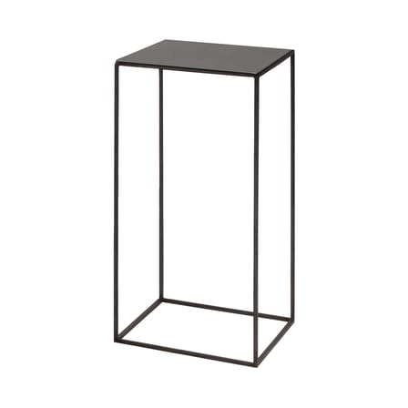 Table basse Slim Irony métal noir / 31 x 31 x H 64 cm - Zeus