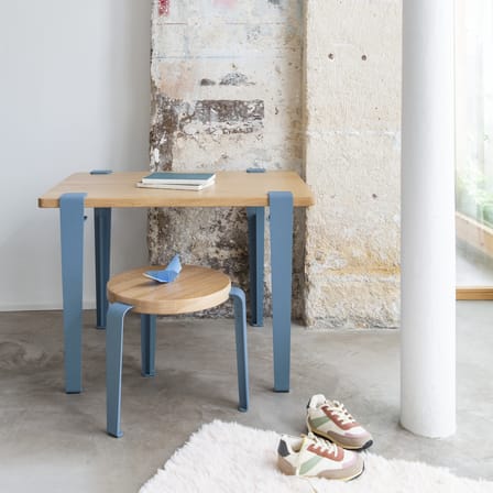 Tabouret Escalier Enfant Sculpté Main - Forme Requin Multicolore - 10x10x14