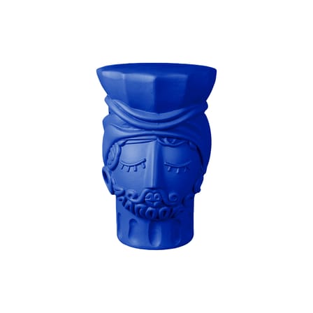Tabouret Magna Graecia - Testa di Moro Man céramique bleu - Seletti