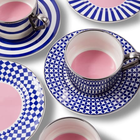 Tasse à café Aunty / Set 4 tasses + 4 soucoupes - 200 ml - Pols Potten