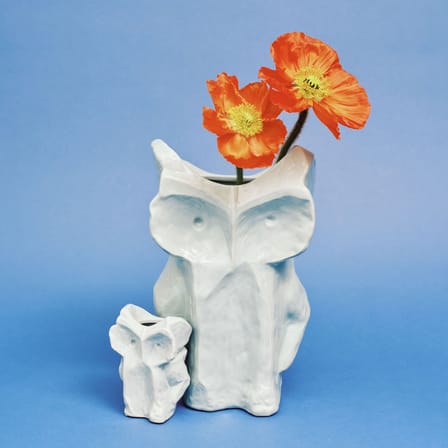 Vase After Midnight Owl  céramique bleu / XS - H 12 cm - Serax